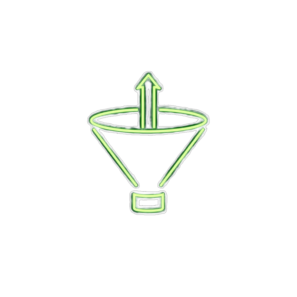 Ícone de redução de perda de leads