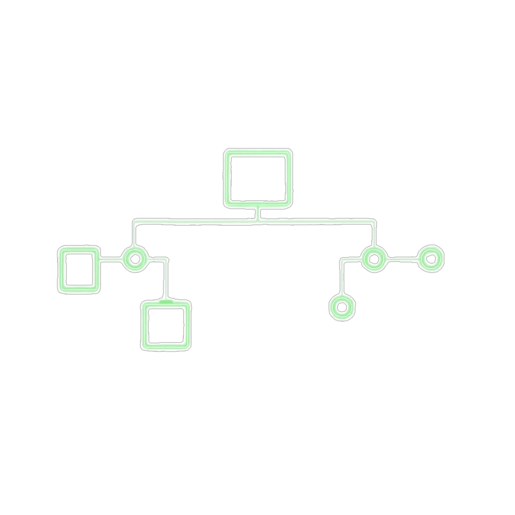 Ícone de organização e fluxo de trabalho